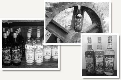 Rhum Hardy distillerie Tartane Martinique années 2000